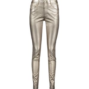 Geisha Broek Slim Fit Coated Jeans 41813 10 000025 Gold Dames