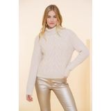 Geisha - 44805-10 - Trui - Ecru - Lange Mouw