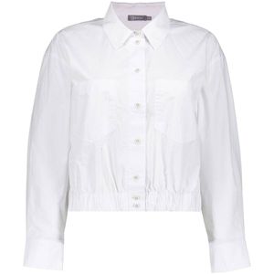 Geisha Blouse lange mouw 55026-10 Wit
