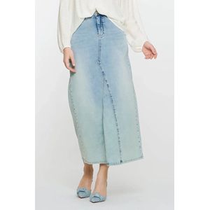 Geisha Rok Blauw - Maxi Lengte met Koordsluiting