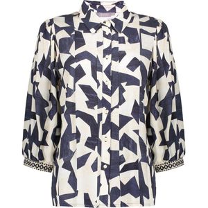 Geisha Blouse Graphic Print