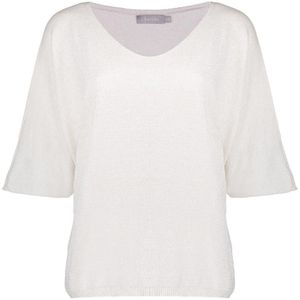 Geisha T-shirt T Shirt Met V Hals En Wijde Mouwen 54050 70 Light Sand/silver Dames Maat - M