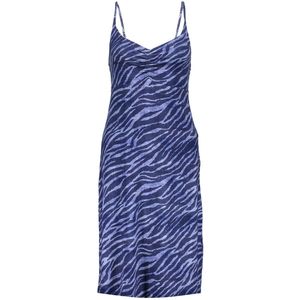 Geisha midi jurk blauw