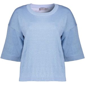 Geisha Trui Gebreide Trui Met Lurex 54037 14 Blue Lurex Dames Maat - L