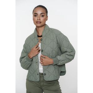 Geisha Jacket stepped Groen dames