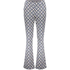 Geisha - Jaqcuard Dessin - Harembroek - Blauw - 65% Viscose, 30% Polyester, 5% Elasthan