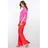 ONLY - Bella - Korte Broek - Oranje - All-over Print