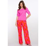 ONLY - Bella - Korte Broek - Oranje - All-over Print