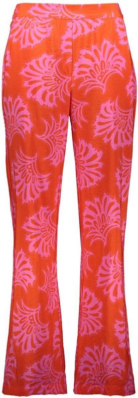 ONLY - Bella - Korte Broek - Oranje - All-over Print