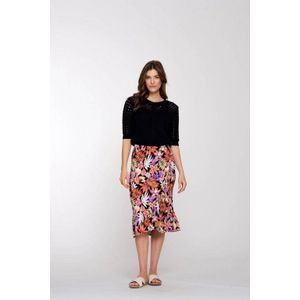 Geisha - Wikkelrok - Paars - Midi - Viscose