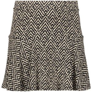 Geisha - Zomer Skort - AOP - Zwart / Off Wit