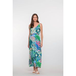 Geisha - Jurk Dress 57333 - Blauw/Groen - Dames