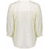 Geisha - Blouse 53401-14 - Off-White/Fuchsia/Orange - 3/4 Mouwen - V-Hals