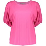 Geisha T-shirt elastic cuffs fuchsia