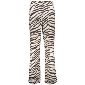 Geisha - 51410 - Pantalon - Sand/black - Rechte Pasvorm - Zebra Print