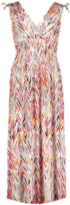 Geisha - Zomerjurk - Rood - Mouwloos - Viscose