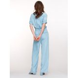 Geisha - Denim Straight Jumpsuit - Blauw