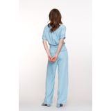 Geisha - Denim Straight Jumpsuit - Blauw