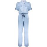 Geisha - Denim Straight Jumpsuit - Blauw
