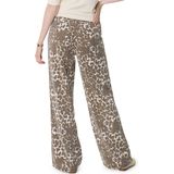 Geisha - Jeans - Zand - Wide Leopard Dessin