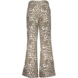 Geisha - Jeans - Zand - Wide Leopard Dessin