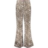 Geisha - Jeans - Zand - Wide Leopard Dessin