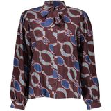 Only - Onlmary-global Mid Cord Flared Pnt - Cabernet - Dames Ribbroek