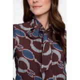 Only - Onlmary-global Mid Cord Flared Pnt - Cabernet - Dames Ribbroek