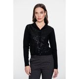 Geisha - LM Cardigan - Zwart - Vest