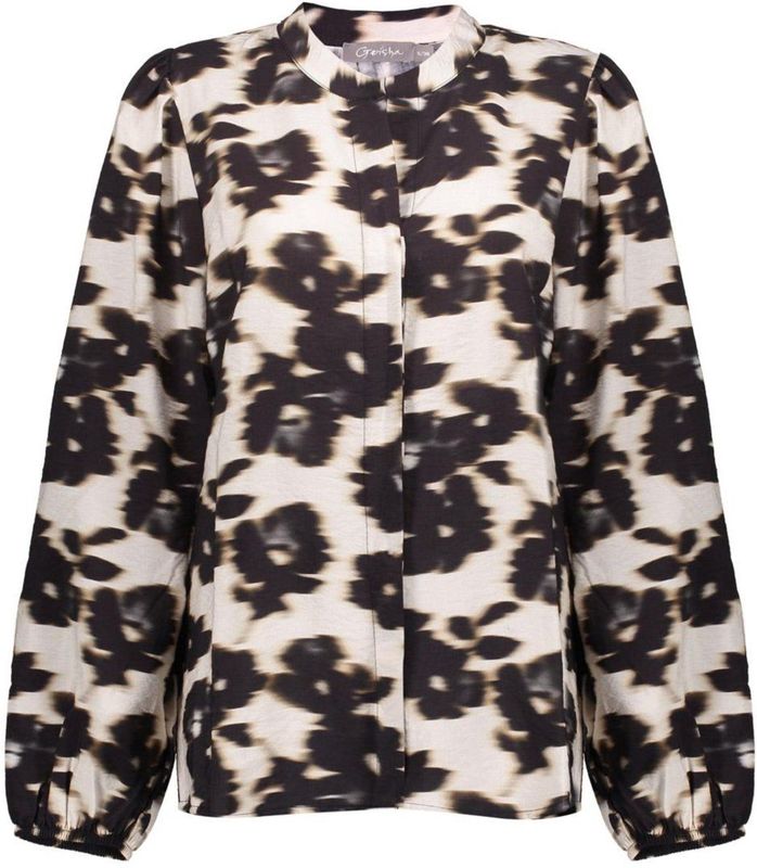 Geisha - Blouse 53755-20 - Zwart-wit - Dames