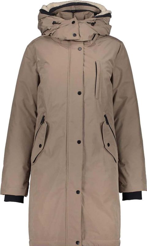 Geisha - Gewatteerde Jas - Greige - Dames