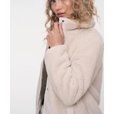 Geisha - Jas Midi Teddy - Off-white - Dames