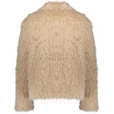 Geisha - Short Hairy Jacket 58563 - Damesjas - Licht Zand