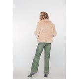 Geisha - Short Hairy Jacket 58563 - Damesjas - Licht Zand