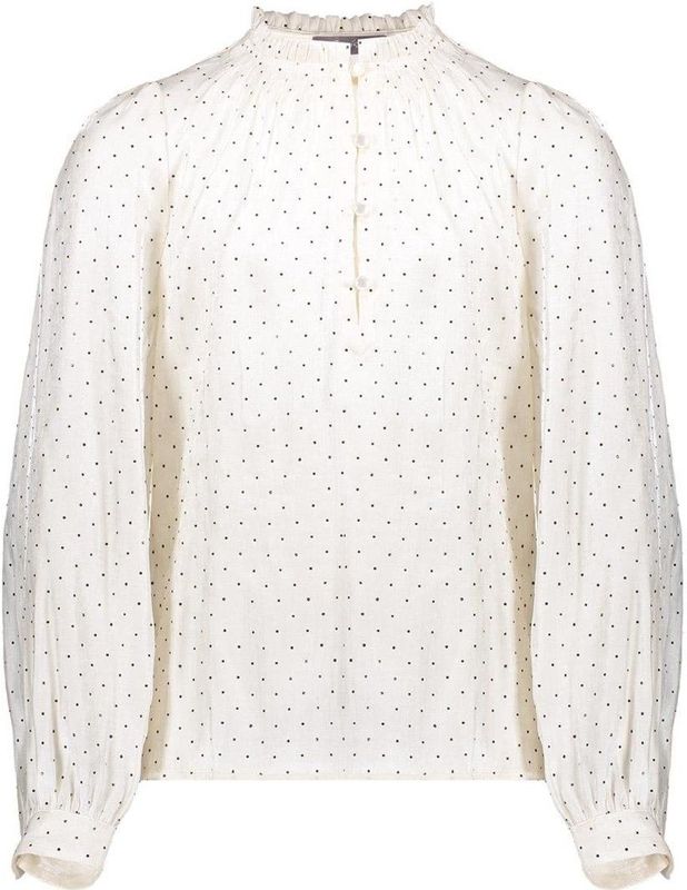 Geisha - Dots Blouse - Wit
