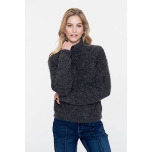 Geisha - Gebreide Trui - Grijs