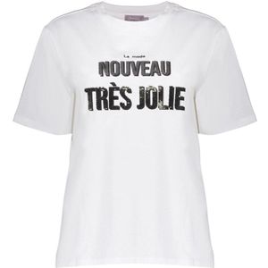 Geisha - Tres Jolie 52609 - T-shirt - Off-white/sand - Dames