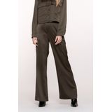 Freequent - Fqnanni Pant - Broek - Kombu Green - Dames