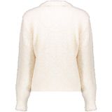 Geisha Dames vest ecru (Maat: S) - Effen - Halslijn: Polokraag,