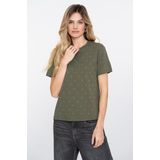 Geisha - T-shirt - Groen - 52562-47 000530 - Dames