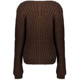 Geisha - Vest - Bruin/Copper - Met Lurex En Knopen - Dames