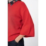 Geisha - Pullover 3/4 Mouw - Rood - Dames