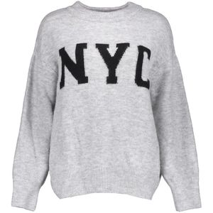 Geisha - Oversized Trui - Grey/Black - Model 54561