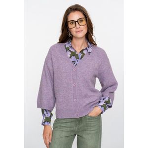 Geisha - 54532-14 - Vest - Lila - V-hals - 3/4 Wijde Mouwen