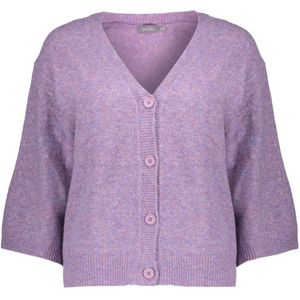 Geisha - 54532 - Vest - Lilac - Met V-hals en Driekwart Wijde Mouwen