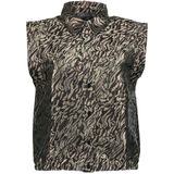 Geisha - Gilet 55715 - Gilet - Zwart/bruin - Dames