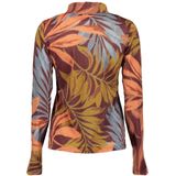 Geisha - Top Print Lurex - Bordeaux Rood - Dames