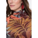Geisha - Top Print Lurex - Bordeaux Rood - Dames