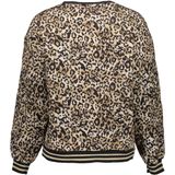 Geisha - 55538 - Jas - Zwart/Zand - Dames - Kort - Leopard Print