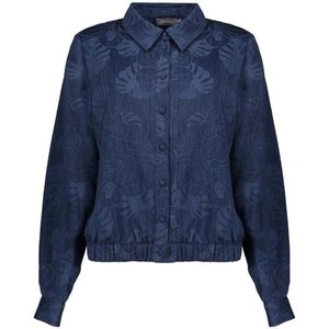 Geisha - Jack Denim 55560-26 - Blue - Damesjack - Cropped Pasvorm